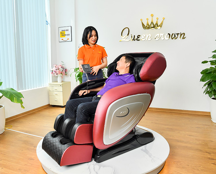 Bài tập chuyên sâu ghế massage Queen Crown QC SL9